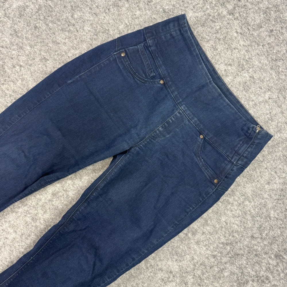 Spanx Alexia High Rise Skinny Jeans Dark Indigo Pull On Size‎ S 2066ALEXIA